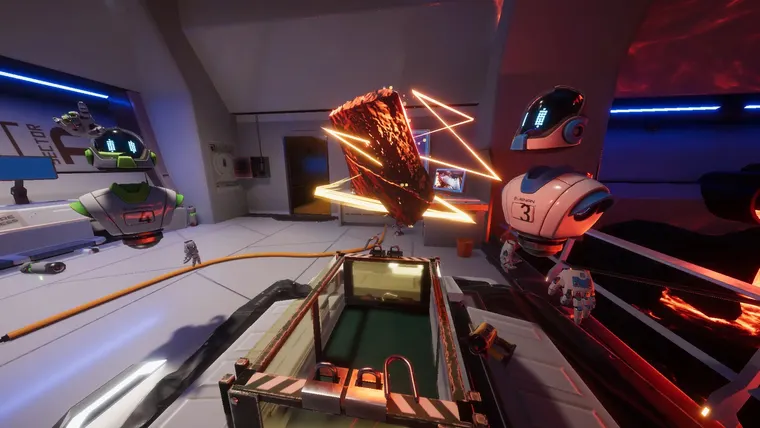Joueurs équipés de casques VR dans la salle immersive de l'escape game The Edge à Paris